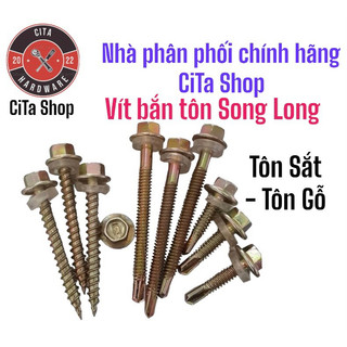 Vít bắn tôn gỗ và tôn sắt song long 2f5, 4f, 5f, 6f, 7f5, 9f