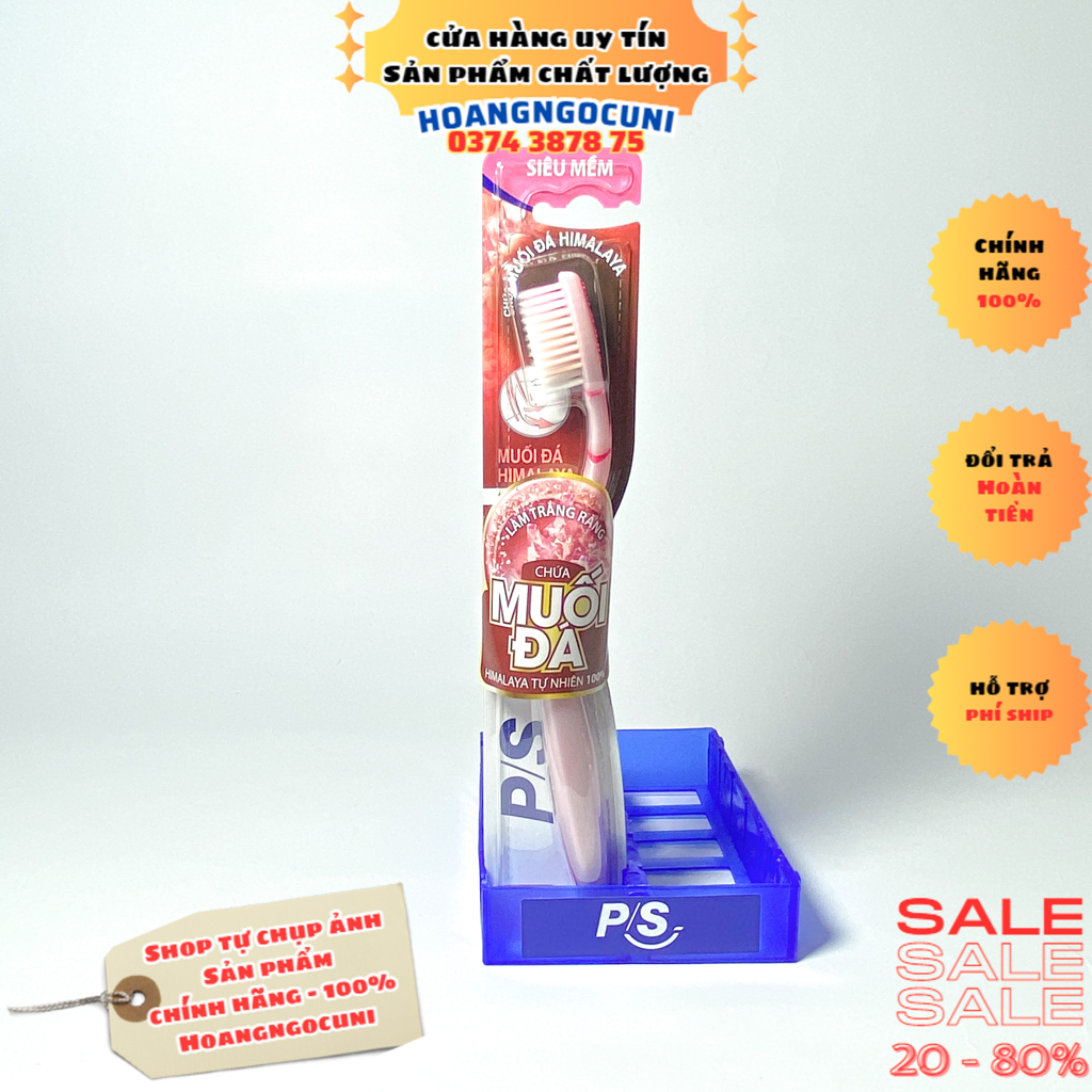 Bàn chải đánh răng P/S bảo vệ 123 giá rẻ chính hãng 100% 1k freeship