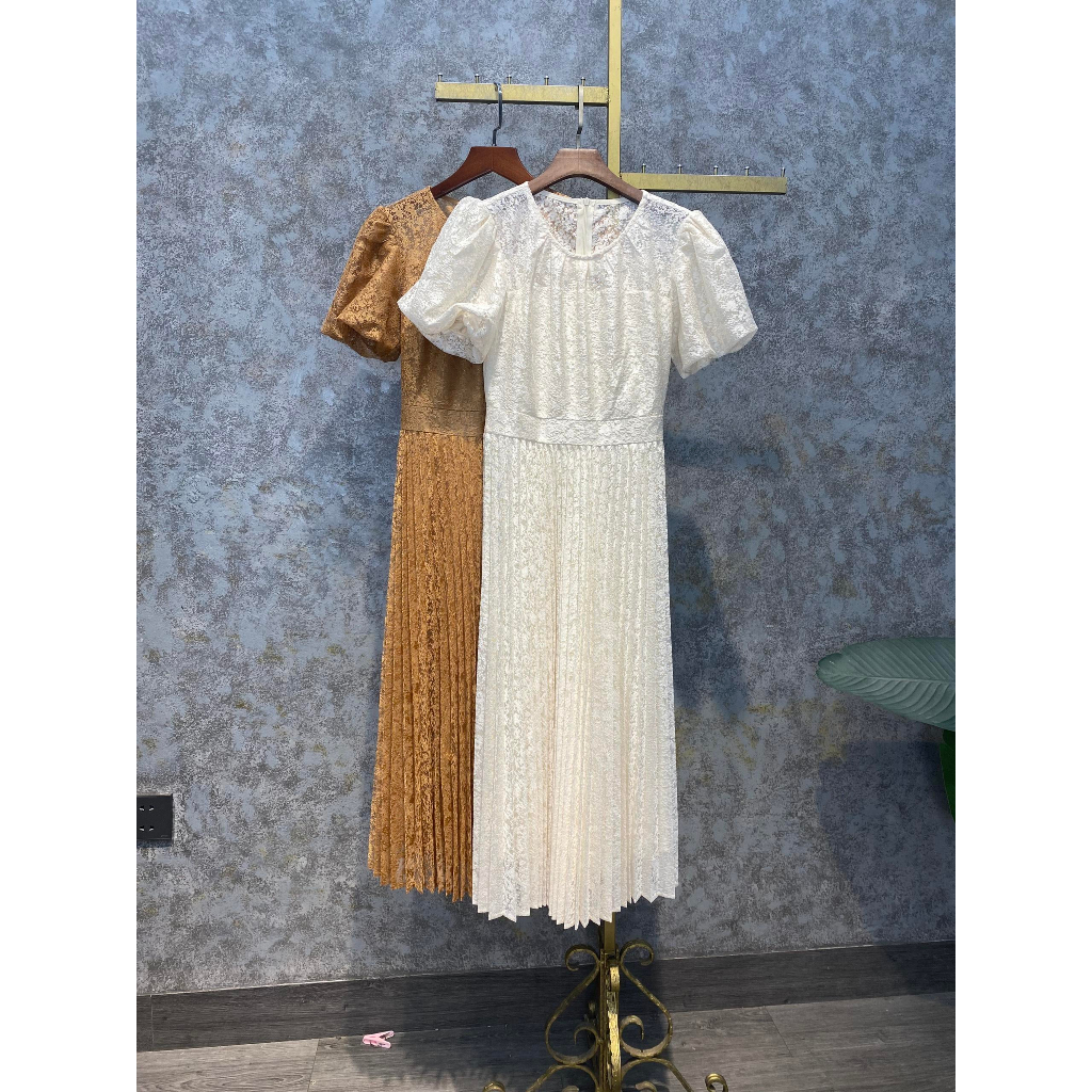 Váy ren nhẹ nhàng dáng xòe A không nhăn - V110