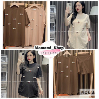 Bộ đồ bầu mặc nhà cotton cherry siêu xinh