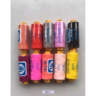 Set 10 cuộn chỉ Gitai 400M màu khác nhau