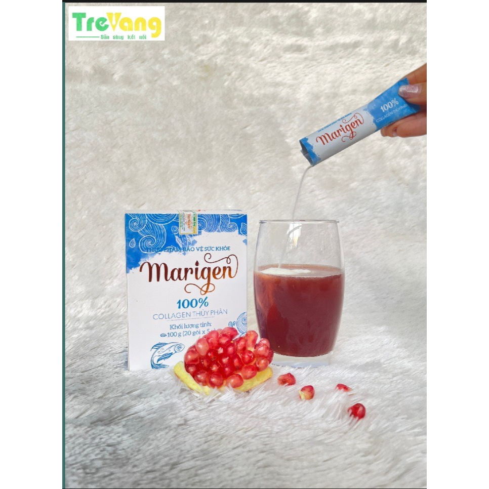 Marigen - Collagen thủy phân 100% collagen đẹp da, trẻ hóa
