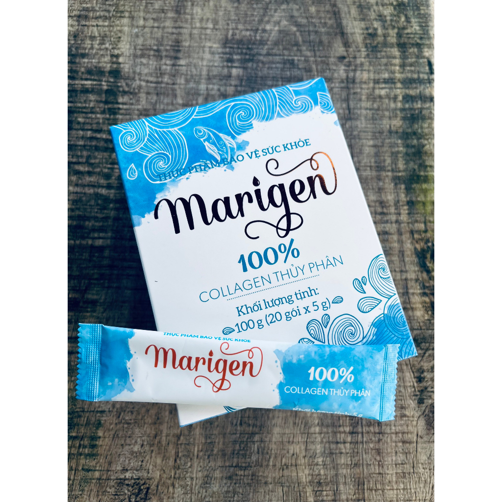 Marigen - Collagen thủy phân 100% collagen đẹp da, trẻ hóa