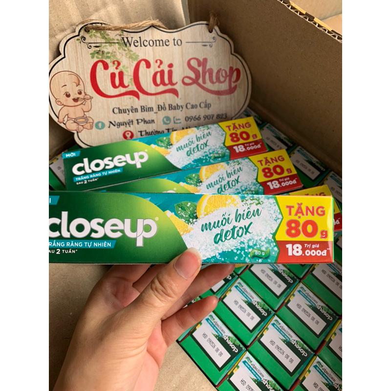 Kem đánh răng PS và closed up tuýp 30g,50g,80g