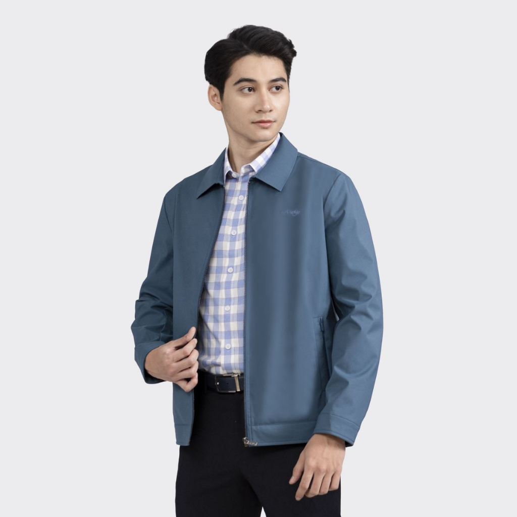 Áo khoác 2 lớp Aristino nhẹ bền màu form suông  AJK008W2-3 màu