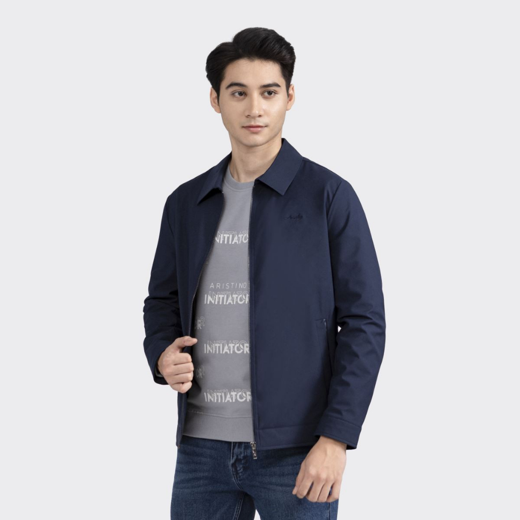 Áo khoác 2 lớp Aristino nhẹ bền màu form suông  AJK008W2-3 màu