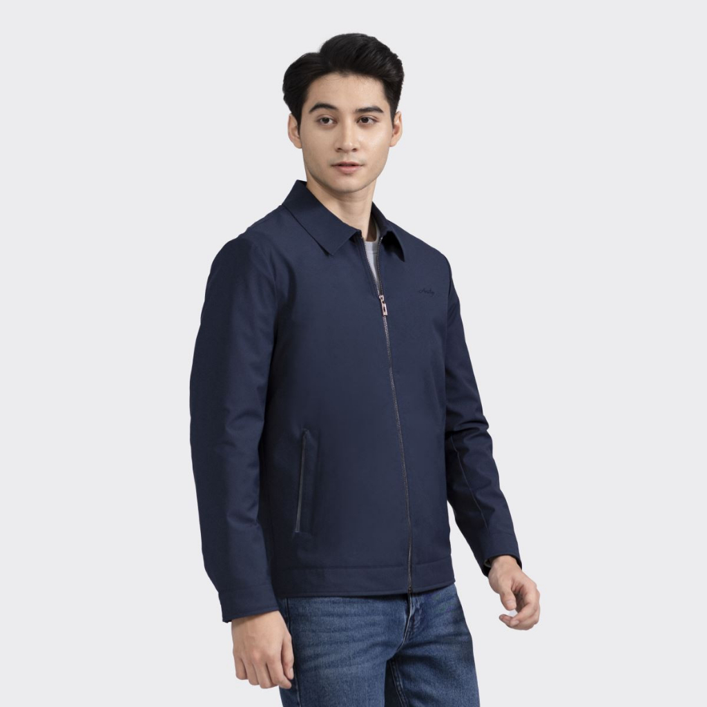 Áo khoác 2 lớp Aristino nhẹ bền màu form suông  AJK008W2-3 màu