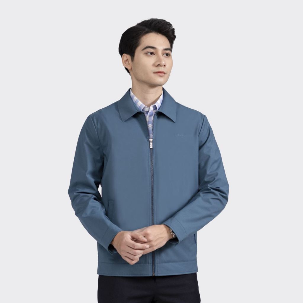 Áo khoác 2 lớp Aristino nhẹ bền màu form suông  AJK008W2-3 màu