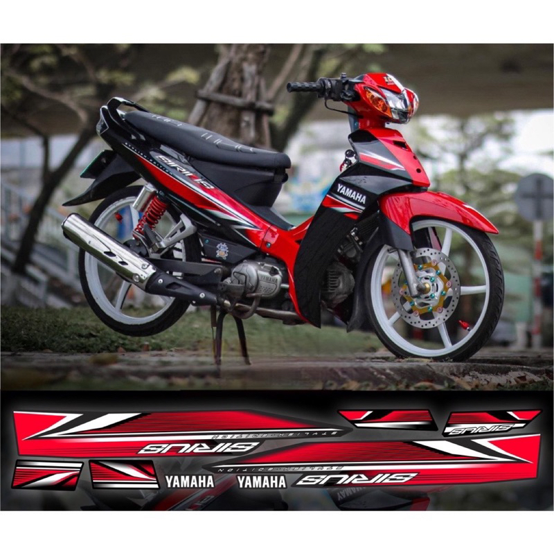 tem rời Sirius zin 2018 đỏ đen
