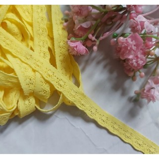 Ren thun viền , phụ liệu may vá  , size 1  cm( dây 10 mét)