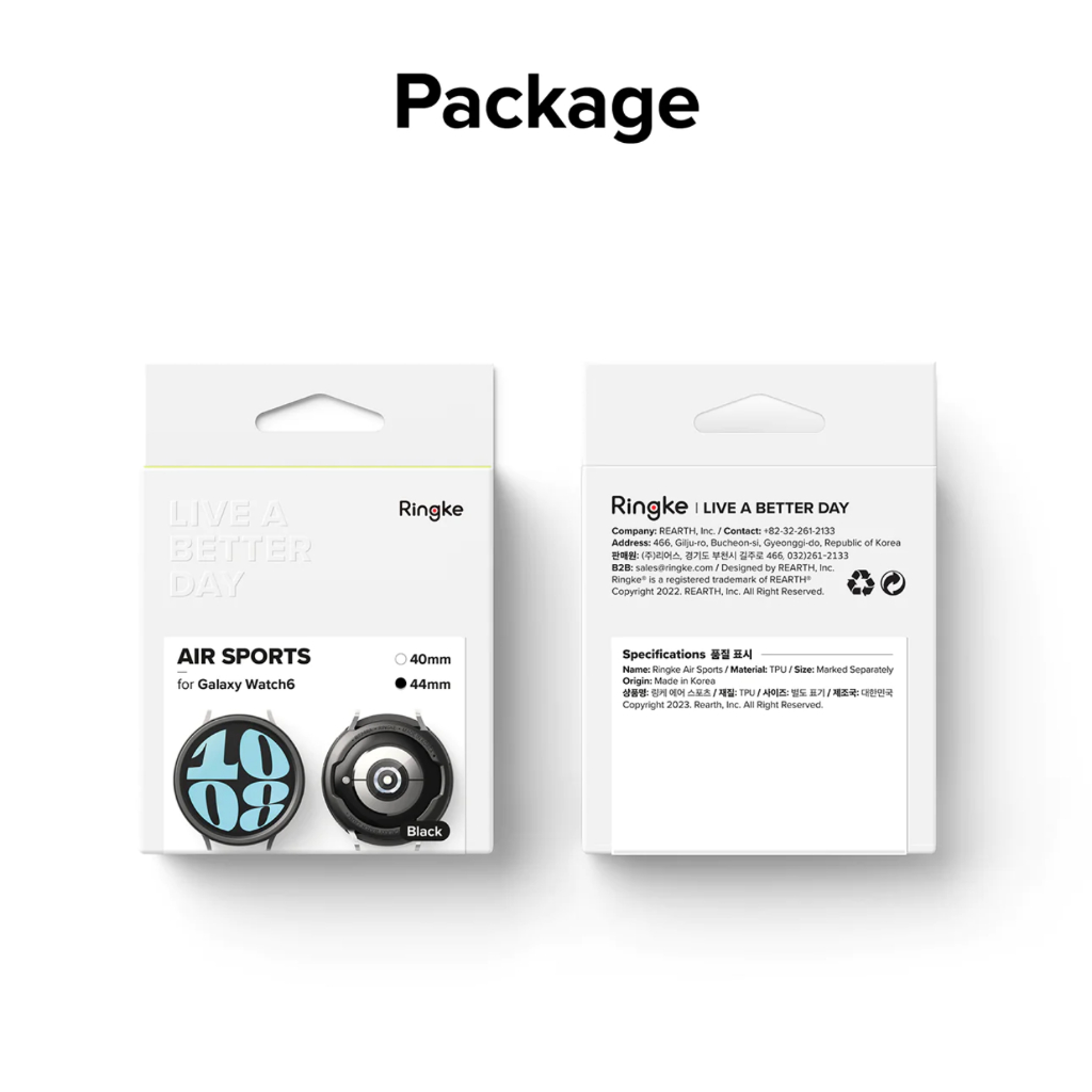 Ốp Ringke Air Sports cho Samsung Galaxy Watch 6 / 5 / 5 Pro / 4