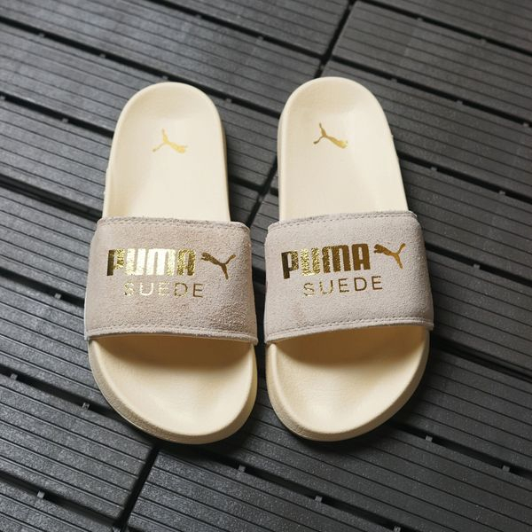 Dép nam nữ quai ngang PM SUEDE, kiểu dáng phong cách, đế cao su, chống trơn trượt, hỗ trợ đổi size