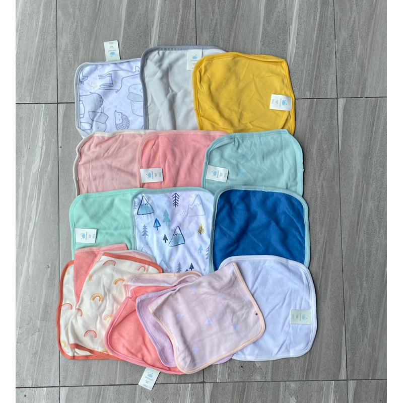 Set 10 khăn sữa bé cotton kích 20*20cm xuất khẩu