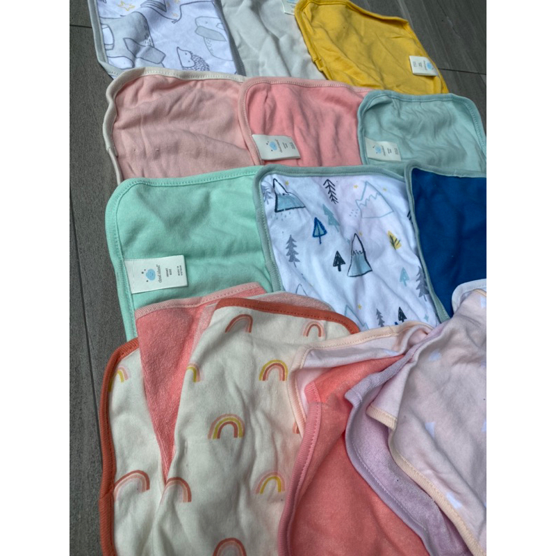 Set 10 khăn sữa bé cotton kích 20*20cm xuất khẩu