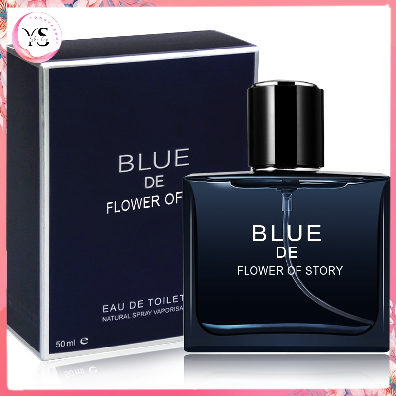 Nước Hoa Nam Cao Cấp Thơm Lâu Blue De Flower Of Story 50ml Đẳng Cấp Phái Mạnh Hương thơm dịu nhẹ quyến rũ , ngây ngất