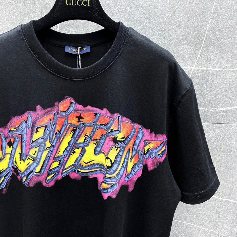 Áo Phông Nam Nữ In Chữ Eo Vì Loang Đỏ Trước Áo . Áo Thun Siêu Cấp Chất Liệu Cotton Thấm Hút Mô Hôi 2023