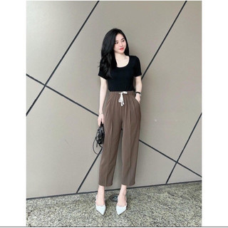Baggy nữ cạp chun chất Ruby cao cấp M025