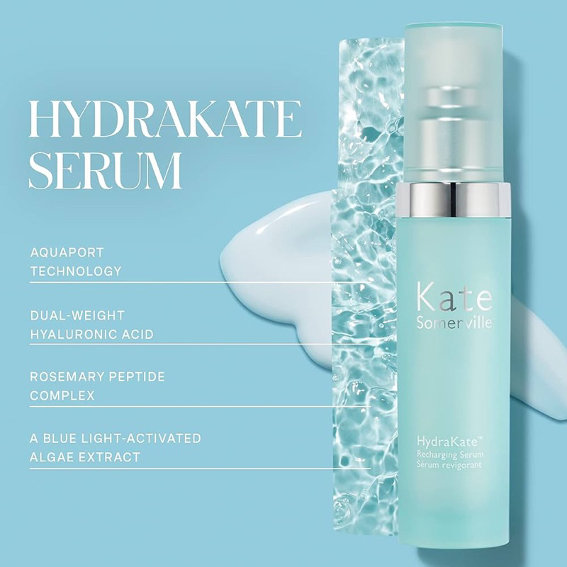 Serum phuc hồi da Kate Somerville HydraKate Recharging Serum with Hyaluronic Acid