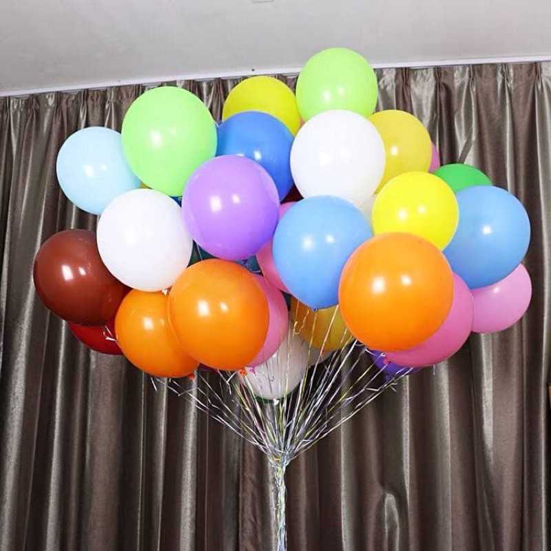 Set 100 quả bóng bay sinh nhật 10 inch , bóng bay trang trí phòng cưới..vv