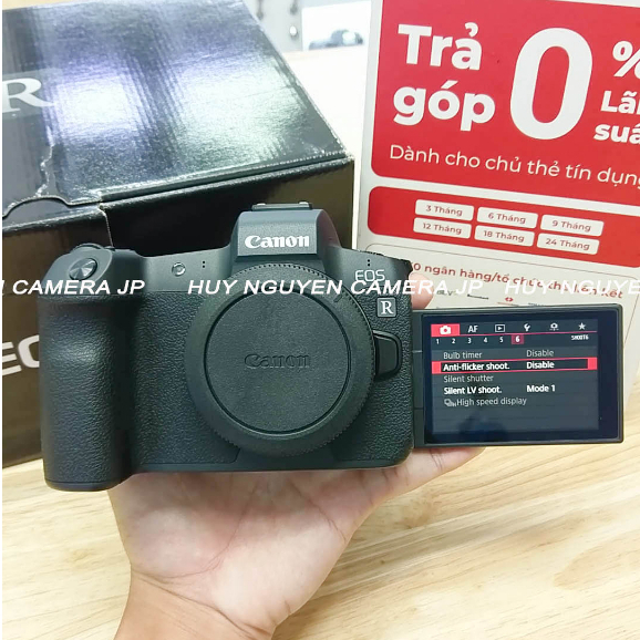 MÁY ẢNH CANON R FULLBOX ĐẸP 99,99% MIRORRLESS