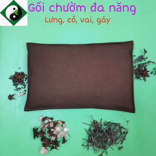 Gối chườm nóng thảo dược đa năng, giảm đau cổ gáy, đau co cơ, đau bụng kinh