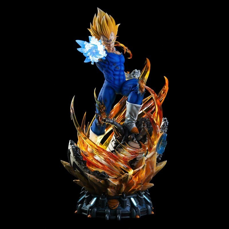 MH82 - Mô Hình Cao Cấp Vegeta Chiến Đấu 3 Đầu Thay Thế Cao 41 cm Có LED - Mô Hình Dragon Ball Super