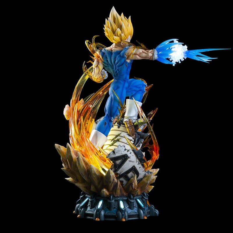 MH82 - Mô Hình Cao Cấp Vegeta Chiến Đấu 3 Đầu Thay Thế Cao 41 cm Có LED - Mô Hình Dragon Ball Super
