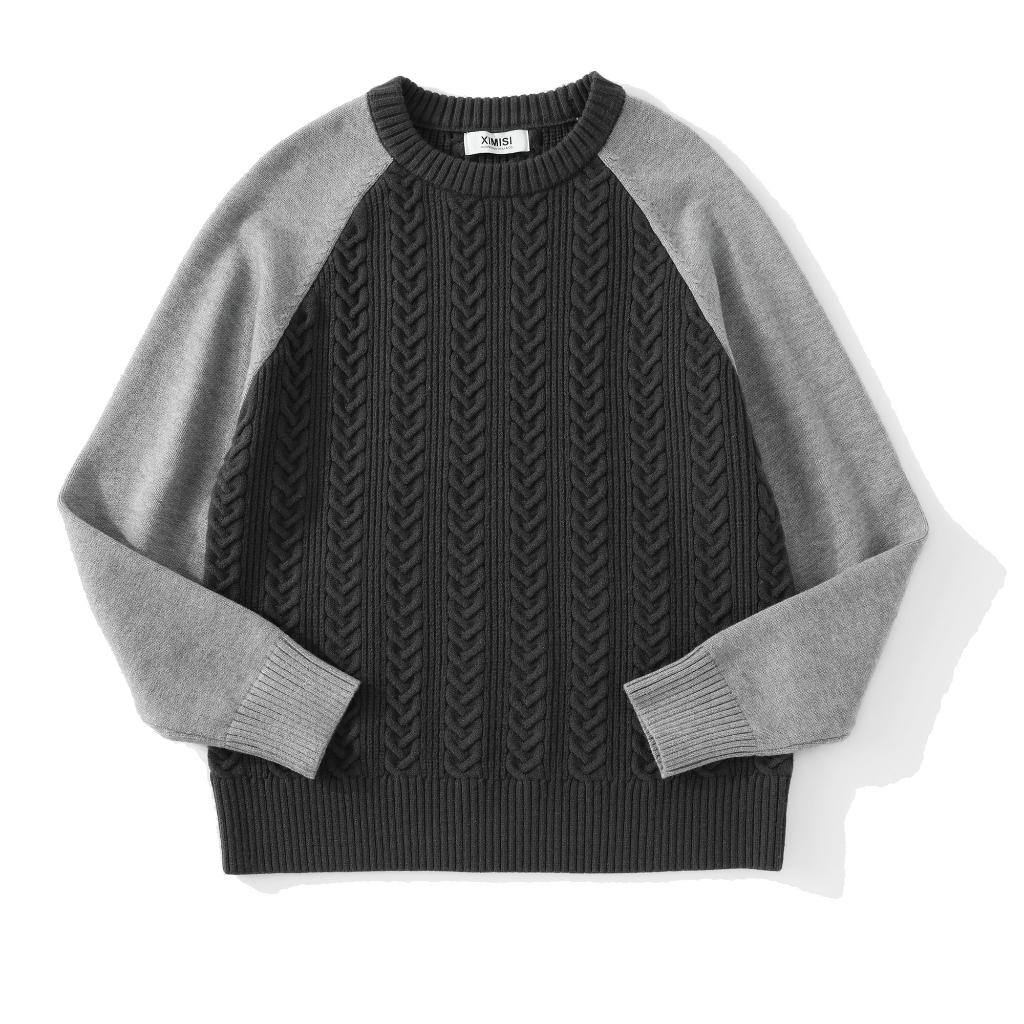 Áo len nam cổ tròn tiêu thân basic phong cách trẻ trung AL3005