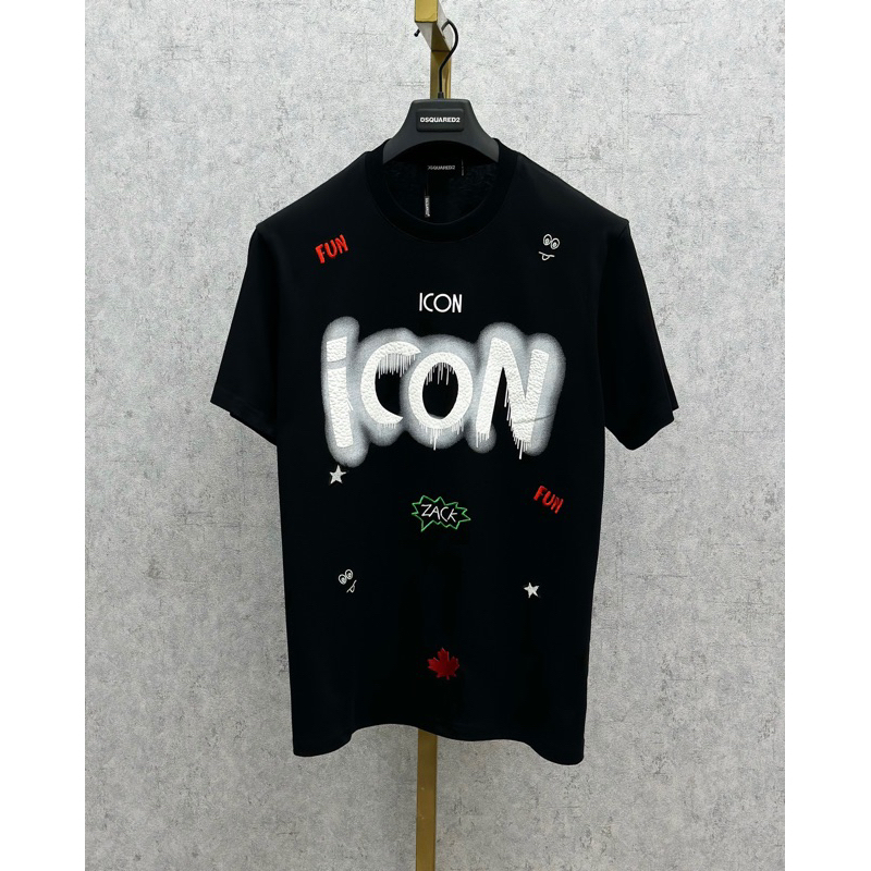 Áo Phông Nam DSQ In Chữ Icon Vẩy Sơn Siêu Nét - Áo Thun DSQ ICON Nam Nữ Chất Cotton Cao Cấp #Hot #2023