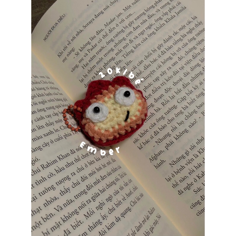 Móc khoá len Ember và Wade