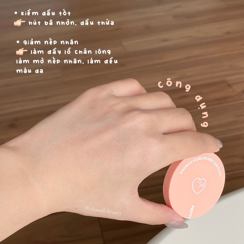 Phấn phủ kiềm dầu - làm mịn da Prettyskin 5g