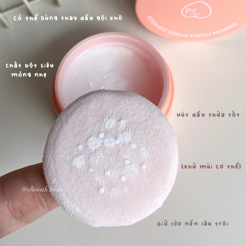 Phấn phủ kiềm dầu - làm mịn da Prettyskin 5g