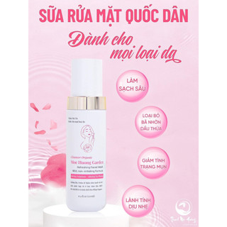 [chĩnh hãng} sữa rửa mặt thanh mộc hương garden 120ml. hsd t5/2025