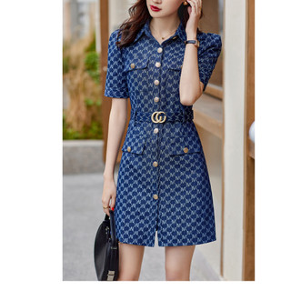 ĐẦM JEAN HỌA TIẾT KÈM NỊT CAO CẤP HÀNG NHẬP QUẢNG CHÂU