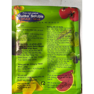 Phân kali sufat Fruitka-Soluble