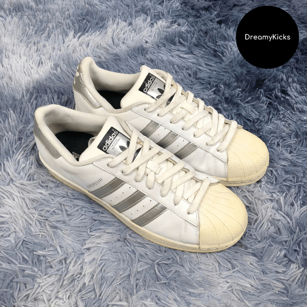 Giày Thể Thao Adidas Superstar 'White Silver' Chính Hãng 100%