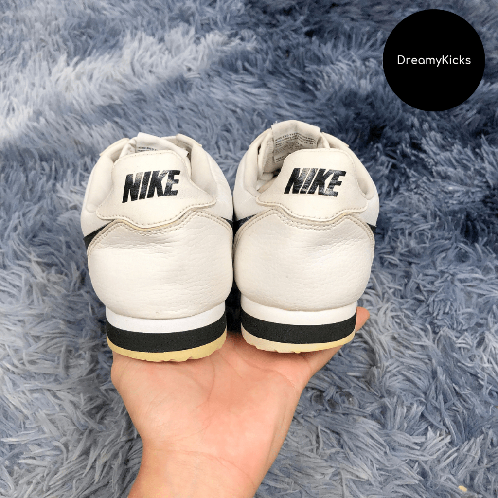 Giày Thể Thao Nike Classic Cortez Leather White Black Chính Hãng 100%