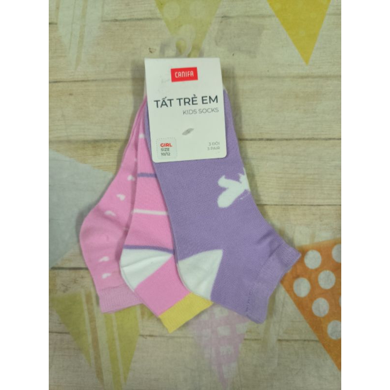 Pack 3 đôi tất bé gái Canifa