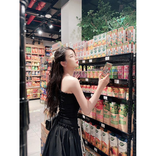 MAXI ĐEN NHÚN SMOKING ĐAN DÂY TRẮNG