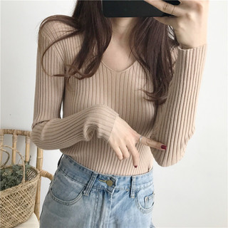 Áo len tăm cổ tim dài tay - 247store.vn - aolencotim857_p6k12