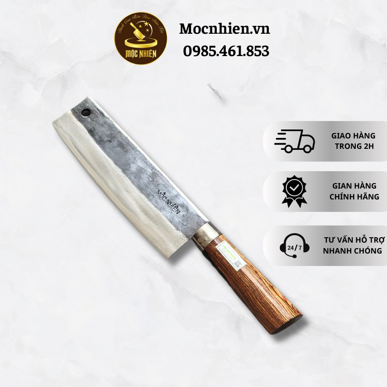 Dao chuyên thái siêu sắc DN25 rèn thủ công xưởng Mộc Nhiên Phúc Sen
