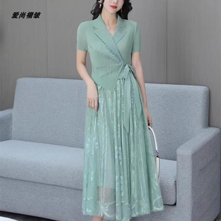 ĐẦM LỤA DẬP LY PHỐI REN THÊU CAO CẤP NHẬP QUẢNG CHÂU