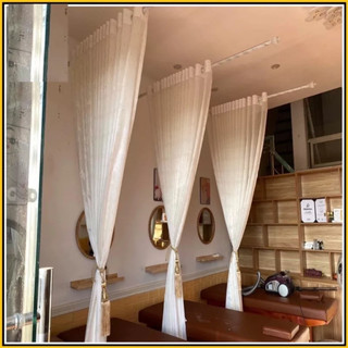 Rèm Voan Ngăn Giường spa ,Rèm Vải voan treo spa 2 Màu Siêu Đẹp