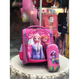 Balo chống gù elsa 3D form nhỏ