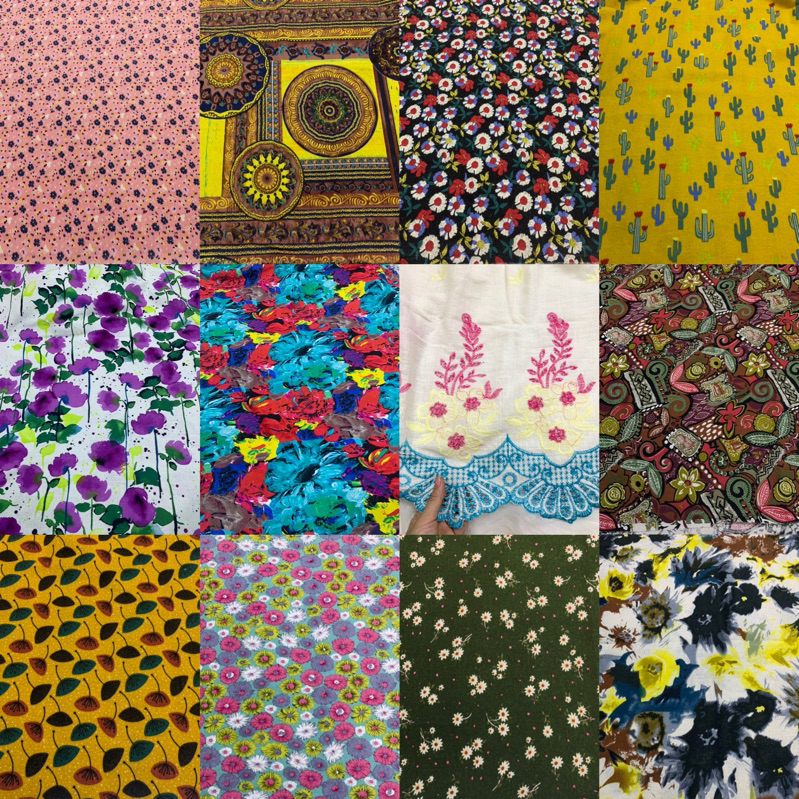Vải linen thêu mềm mát may không cần lót ht sang chảnh