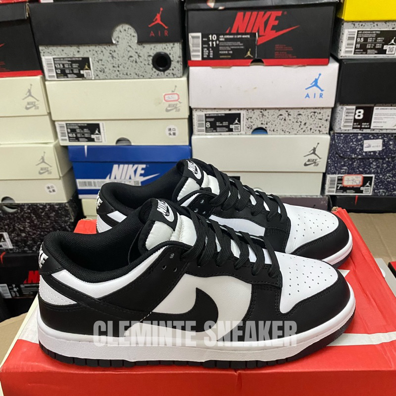 giày SB DUNK LOW BLACK WHITE