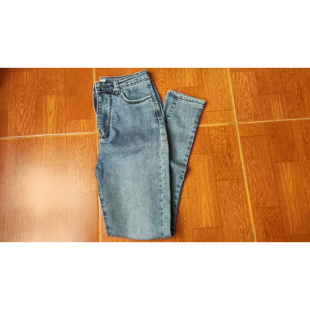 Quần jeans nữ ống ôm skinny co giãn size 28 nhiều loại