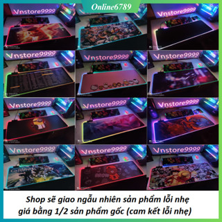 Pad chuột led rgb lỗi nhỏ New full box lót chuột cam kết lỗi nhỏ không ảnh hưởng đến quá trình sử dụng giao hàng ngay