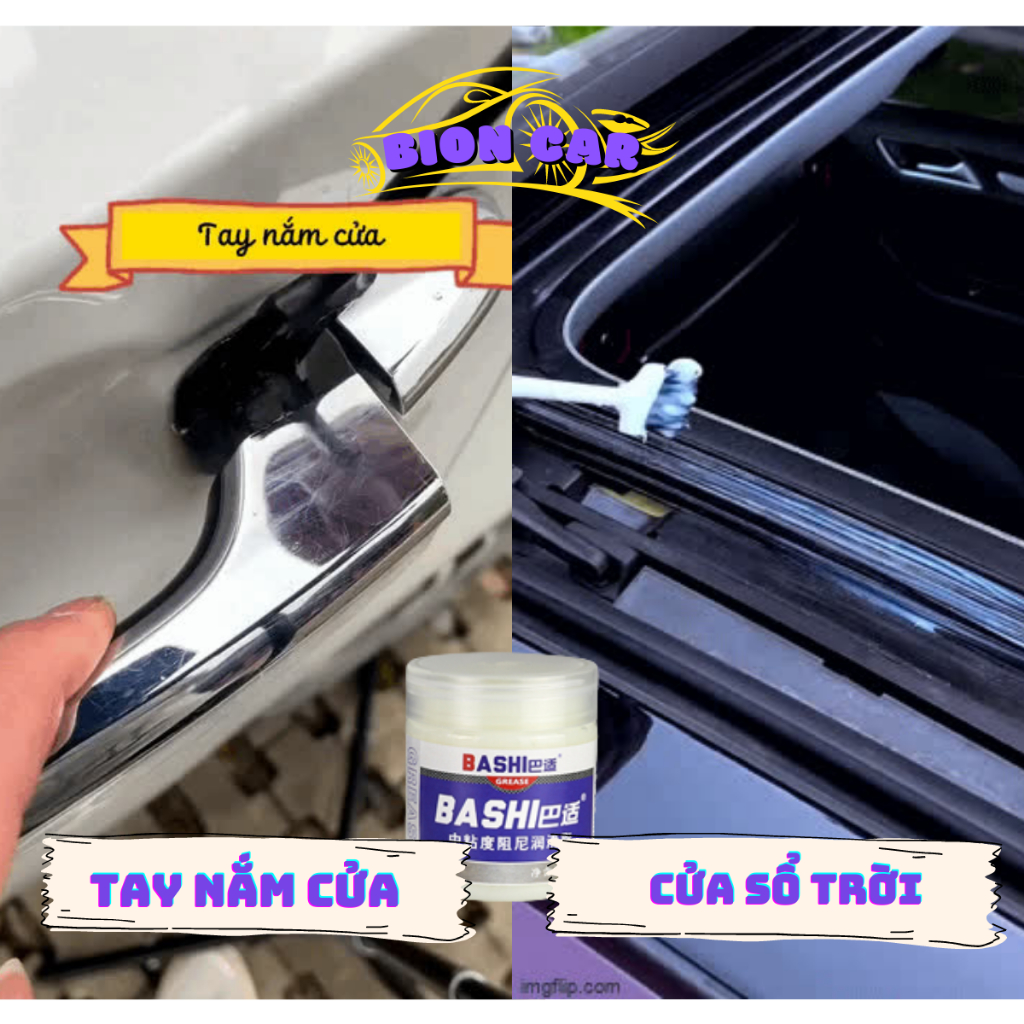 Mỡ bôi trơn Bashi đa năng, Bôi trơn, giảm chấn động, chống rỉ sét cho các chi tiết máy