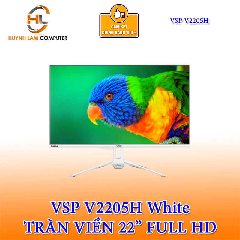 Màn hình VSP V2205H 22inch (21.45" VA FHD 75Hz, HDMI+VGA+Audio 3.5) Chính hãng phân phối